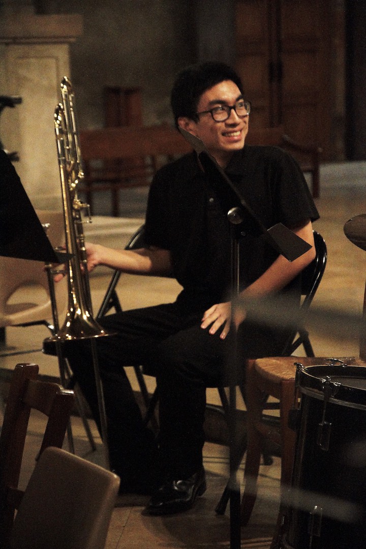 A picture of me with a trombone